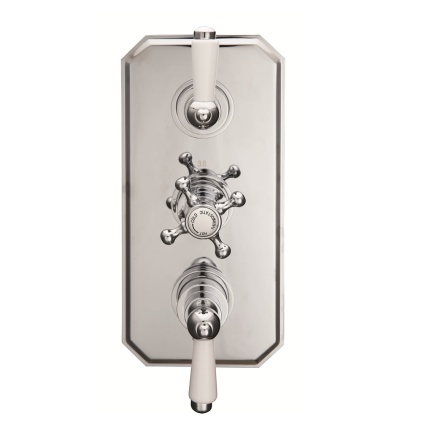 Imperial Lichfield Concealed Dual Outlet Thermostatic Shower Valve